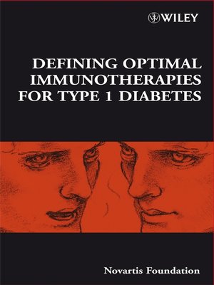 cover image of Defining Optimal Immunotherapies for Type 1 Diabetes